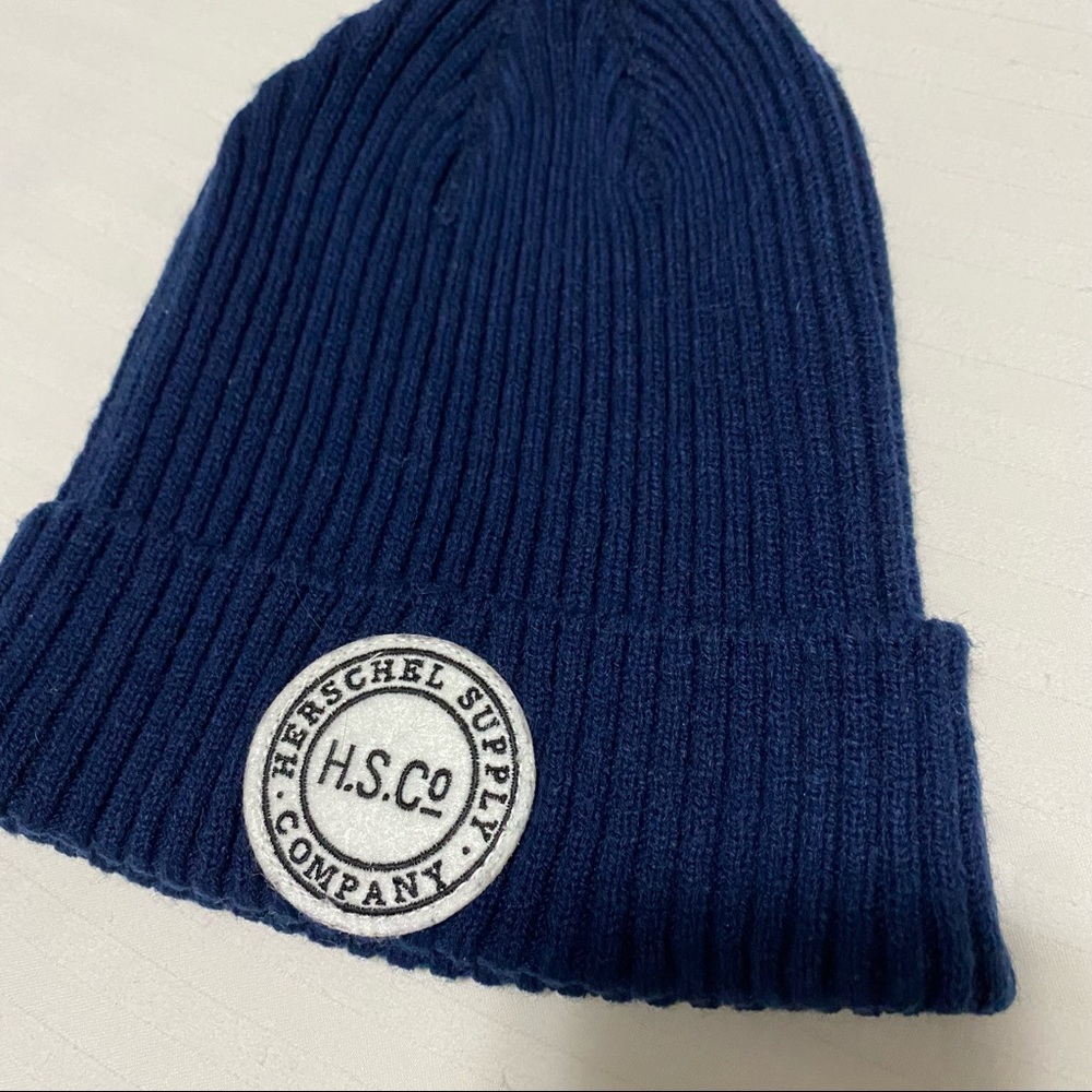 Herschel Supply Company Beanie Toque Navy O/S - Picture 2 of 5